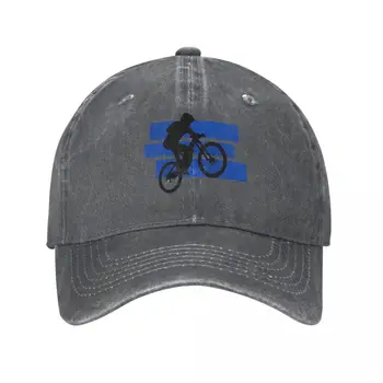 Bisiklet Beyzbol Kapaklar Moda Yıkanmış Denim Şapkalar Açık Ayarlanabilir Casquette Spor Beyzbol kovboy şapkası Unisex için
