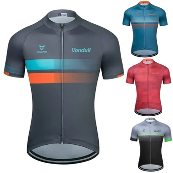 Bisiklet Giyim 2023 VENDULL erkek Bisiklet Jersey Tops Yaz Yarış Kısa Kollu MTB Bisiklet Jersey Gömlek Ropa Ciclismo Maillot