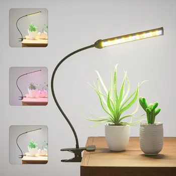 Bitki büyümek ışık, 4/8/12Hrs Timmer ile Kapalı bitki için USB Bitki ışık