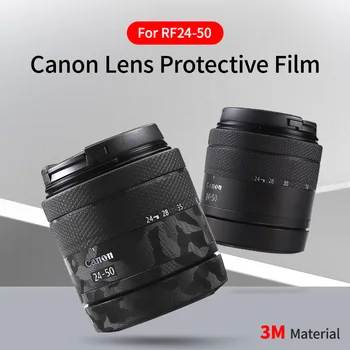 Canon kamera lensi için Etiket RF24 - 50 Lens Cilt Renkli kamera süsleyen 3M malzeme koruyucu film