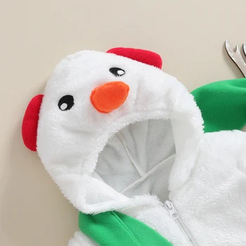 CHQCDarlys Bebek Erkek Kız Cadılar Bayramı Şükran Günü Noel Kardan Adam Kostüm Tulum Üstleri Yelek Pantolon Şapka Cosplay Kıyafetler