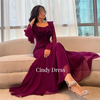 Cindy Şifon Ramazan Bayramı Grace Akşam Elbise Lüks Elbiseler Lüks 2023 kadın Yeni Örgün Balo Parti Düğün Kadın Uzun