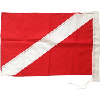Dalış Bayrağı Tüplü Dalış Spearfishing Kullanımı Şamandıra, Şamandıra, Tekne, Kutup Dalgıç Aşağı 35X50cm