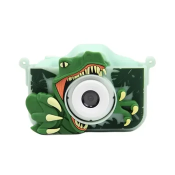 Dijital Kameralar Dinozor Köpekbalığı Unicorn Mini Karikatür Çocuk Pembe Kamera Oyuncak Resimleri Oyun Oynamak Video Kameralar noel hediyesi
