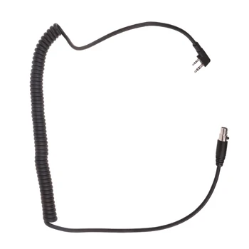 Dropship 2-Pin 5-Pin Hoparlör Mikrofon Kablosu Bağlanır Kulaklık Walkie Talkie Hoparlör Kablosu
