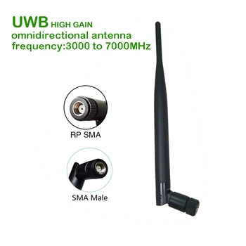 EOTH 1p 2p UWB ultra geniş anten 3000 ila 7000 mhz çok yönlü sma erkek dişi 5 dbi çubuk antene sinyal alıcısı yüksek kazanç