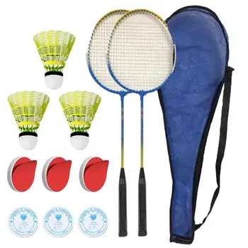 Evde Ribaund Eğitimi ve Uygulaması için Tek Badminton Eğitim Ekipmanları Tek Oyunculu Raketler için Ribaund Eğitmeni ve