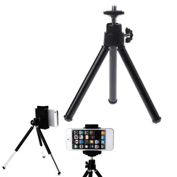 Evrensel Ayarlanabilir tripod standı DSLR Dijital kamera tripodu Standı Montaj Braketi Tutucu Telefon Klip Seti
