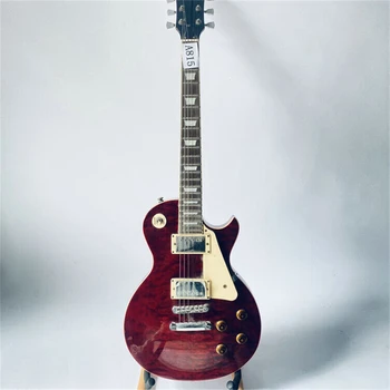 Fabrika Doğrudan Satış Yüksek Kaliteli Profesyonel Elektro Gitar Kırmızı Klasik