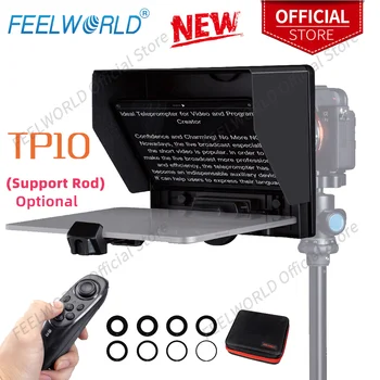 Feelworld-Taşınabilir Katlanır Teleprompter, iPad için Tablet Prompter, Uzaktan Kumandalı DSLR Çekim, TP10, 11 