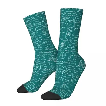 Fizik Denklemleri Çorap Matematik Problemleri Moda Çorap Sonbahar Anti Patinaj Kadın Çorap Kaliteli Baskılı Kaykay Çorap