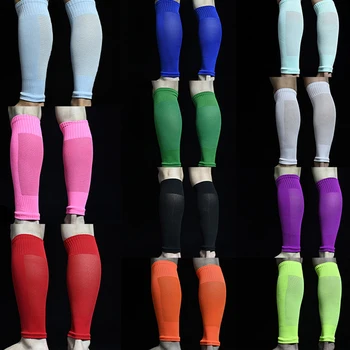 Futbolcu çorapları Kollu Uzun Tüp Bacak Muhafızları Sabit Çorap Profesyonel Futbol tekmelikler Sabit Futbol Buzağı Korumak için