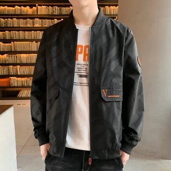 Genç ceketi erkek 2023 Bahar Yeni Kore Versiyonu Moda Rahat Dış Giyim