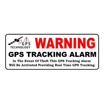 GPS İZLEME Alarm Sticker Güvenlik Güvenlik Uyarı Çıkartmaları Anti-hırsızlık Çıkartmalar Motosiklet Scooter Araba Yansıtıcı Dekorasyon