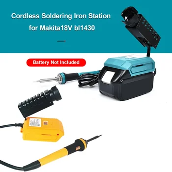 Havya İstasyonu Dewalt / Makita18V Pil 60W Taşınabilir Elektrikli Kaynak Aracı DIY Aletleri Tamir Tel Kaynak