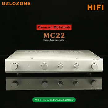 HIFI Klasik MC22 ECC83 Tüp Preamplifikatör Tabanı McIntosh C22 TİZ / Bas Ayarı İle