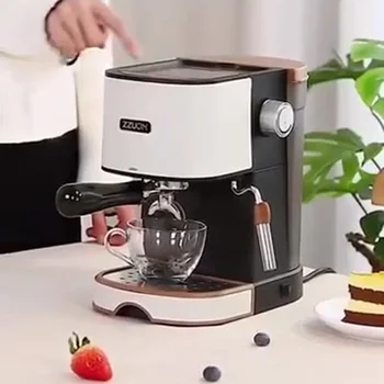 Houselin Espresso Kahve Makinesi Cappuccino Latte Makinesi 20 Bar Buhar süt köpürtücü