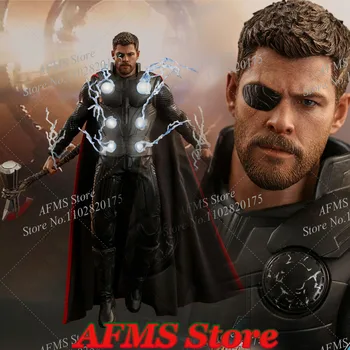 HT HotToys MMS474 1/6 Erkekler Asker Avengers Infinity Savaş Thor Odinson Chris Hemsworth Bebekler 12 İnç Tam Set Aksiyon Figürü Vücut