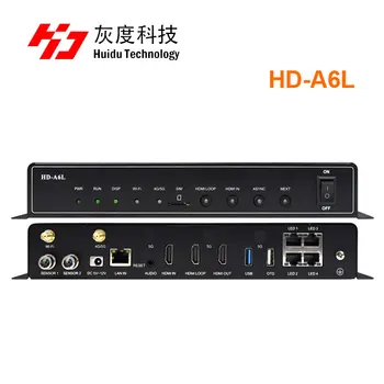 Huidu A6L Senkron Ve Asenkron LED Ekran Multimedya Oynatıcı Denetleyici Yükseltme Sürümü HD A6