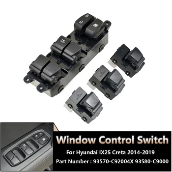 Hyundai için IX25 Creta 2014 2015 2016 2017 2018 2019 2020 Araba Pencere Ön Sol Ana Kaldırıcı Kontrol Anahtarı Arkadan Aydınlatmalı