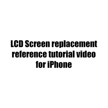 iPhone 6 LCD Ekran değişimi için referans eğitim videosu