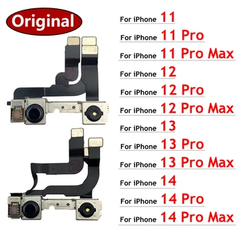 ıPhone İçin orijinal Yeni Ön Kamera 11 12 13 14 Pro 11Pro 12Pro Max Mini Flex Kablo Kaplama Yedek Parçalar