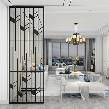 Iskandinav lüks modern paslanmaz çelik ekran sundurma oturma odası yemek odası yatak odası bölümü dekoratif metal engelleme duvar