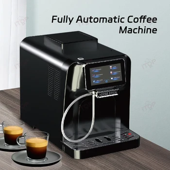 ITOP 3İN1 Otomatik Kahve Makinesi Kahve Değirmeni ile 4.3 inç Dokunmatik Ekran 1.5 L Su Deposu 19Bar Bira Makinesi Güç 1480W