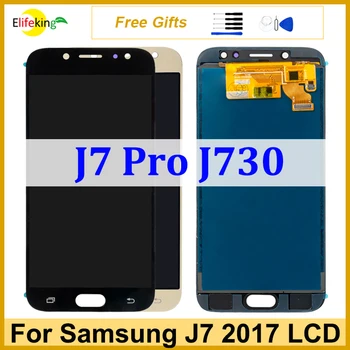 J7 samsung LCD Galaxy J7 Pro 2017 J730 Ekran Dokunmatik Ekran Samsung J7 2015 J700 Yedek Digitizer Meclisi Onarım