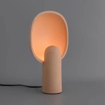 Japon Masa Lambası İskandinav Yaratıcı wabi sabi lamba Kaşık Şekli Modern Aydınlatma Oturma Odası Dekorasyon yemek masası aydınlatma
