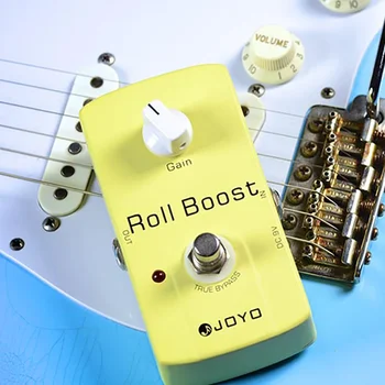 JOYO Gitar Efekt Pedal 35dB Rulo Boost Pedalı Etkisi Temiz Elektro Gitar Pedalı Gerçek Bypass Gitar Bas Parçaları ve Aksesuarları