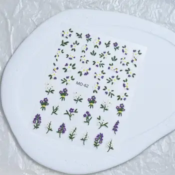 Kabartmalı Çıkartmalar Beyaz Çiçekler Kompakt Tasarım Taşıması Kolay Su Geçirmez Ve Dayanıklı Aşınmaya dayanıklı Sağlık ve Güzellik