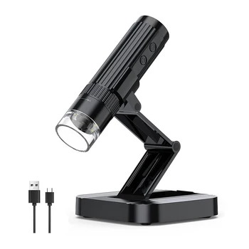 Kablosuz Dijital Mikroskop 50X-1000X Büyütme WıFı USB El Taşınabilir Mini Mikroskop Kamera Para Büyüteç