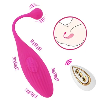 Kablosuz Uzaktan Kumanda Vibratör Klitoral Stimülatörü G Noktası Masaj Külot Titreşimli Yumurta mastürbasyon için seks oyuncakları Kadınlar İçin