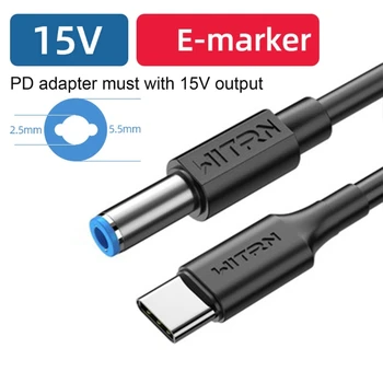 Kablosuz WiFi Yönlendirici ve Daha Fazlası için USB C PD Güç Uzatma Kablosu 9V 12V 5.5x2.5mm