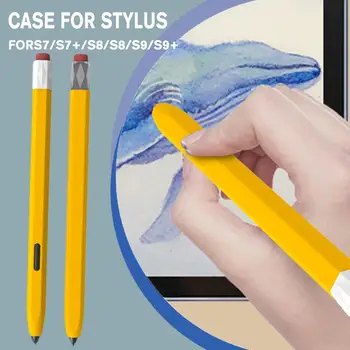 Kalem samsung kılıfı Galaxy Tab S Kalem Samsung Tab S6 Lite S7 S8 S7 Artı S7 FE S8 Artı Sıvı Silikon Stylus Kalem Cov G1C3
