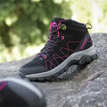 kaymaz kabartmak kadın ayakkabısı bir post dağ yürüyüş ayakkabıları taktik sneakers bahar spor haber tedarikçileri Atletizm YDX1