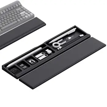 Klavye Bilek İstirahat Pad Desteği Masaüstü Bölümü ile saklama kutusu Ergonomik Yumuşak Bellek Köpük Bilgisayar Klavye Laptop için