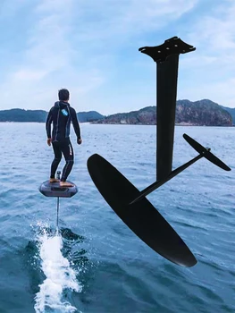 KUAYO EĞLENCELİ GY890 Yeni ince model su sporları için tasarlanmış Yüksek kaliteli 3k karbon Fiber hidrofil Sörf folyo 1232sqcm sörf kanatları