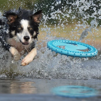 Köpek Uçan Disk Silikon Köpek El İlanı Oyuncak Yıkılmaz Tepki Daha Hızlı Eğitim İnteraktif Oyuncaklar Köpek Yavrusu İçin Açık Spor Oyuncaklar