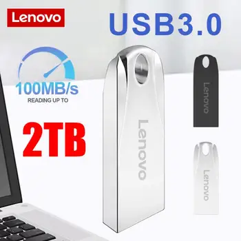 Lenovo 2TB USB 3.0 Kalem Sürücü USB flash Sürücü 128GB Memory Stick 1TB Kalem Sürücü Metal Başparmak Pendrive Dizüstü Dizüstü Bilgisayar