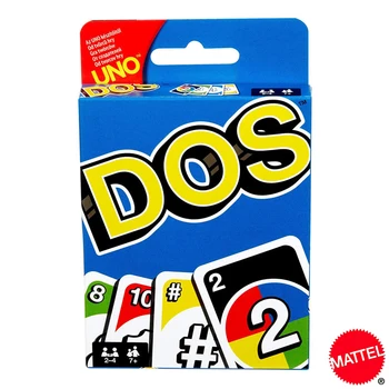 Mattel UNO DOS Kart Oyunları Aile Komik Eğlence Kurulu Oyunu Poker Çocuk Oyuncakları Oyun Kartları