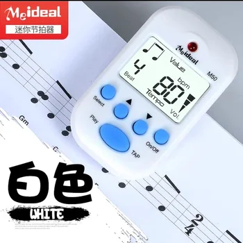 Meideal M50 mini profesyonel gitar, clip-on profesyonel müzik metronom + klip ses ayarı ile siyah ve beyaz ekran