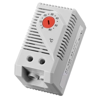 Mekanik Termostat, KTO011 0-60Celsius Ayarlanabilir Kompakt Normalde Kapalı (NC) sıcaklık kontrol cihazı Anahtarı, Kırmızı