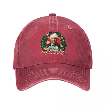 Merry Christmas Chevy Chase Erkekler Kadınlar Beyzbol Şapkası Sıkıntılı Denim Kapaklar Şapka Vintage Açık Hava Etkinlikleri Şapkalar