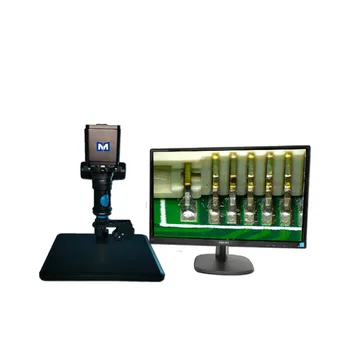 Metalografik Test için Yüksek Çözünürlüklü 4K 25-150X 3d Stereoskop Video Zoom Dijital Mikroskop