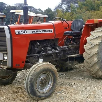 MF traktör tarım ekipmanları 4WD tarım için kullanılan massey ferguson 290/385 traktör