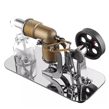Mini Sıcak Hava Stirling Motor Motor Modeli Kitleri Bilim Deney Ekipmanları Fizik Oyuncak Koleksiyonu Hediye