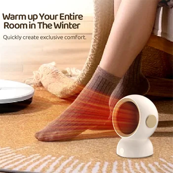 Mini ısıtıcı hızlı ısıtma odası ısıtıcı taşınabilir masaüstü ısıtıcı kış ev ofis ısıtıcı makinesi pembe AB tak