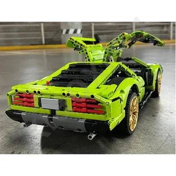 MOC-104810 DIY Film Yarış Serisi Süper Araba Yarışı Oyun Yazılımı 2578 ADET Yapı Taşları Yetişkin oyuncak inşaat blokları Doğum Günü Hediyeleri